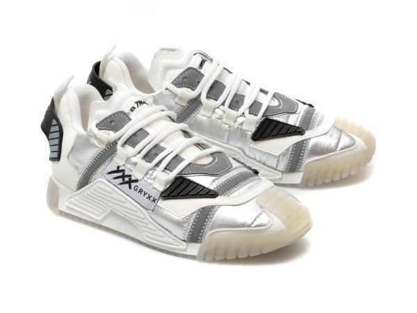 Pantofi sport GRYXX aurii, MK11951, din material textil si piele ecologica