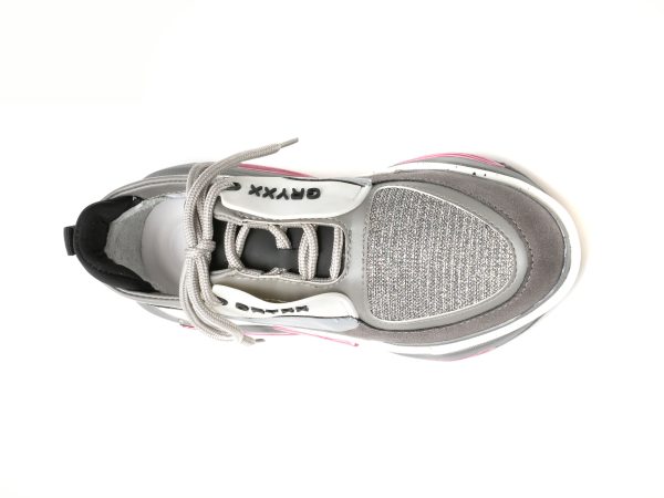 Pantofi sport GRYXX gri, MO1615, din piele ecologica