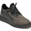 Pantofi sport HUGO BOSS negri, 0, din material textil