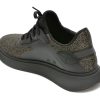 Pantofi sport HUGO BOSS negri, 0, din material textil