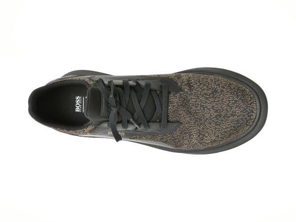 Pantofi sport HUGO BOSS negri, 0, din material textil
