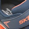 Pantofi sport SKECHERS bleumarin, GLIDE-STEP SPORT, din material textil si piele ecologica