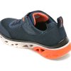 Pantofi sport SKECHERS bleumarin, GLIDE-STEP SPORT, din material textil si piele ecologica