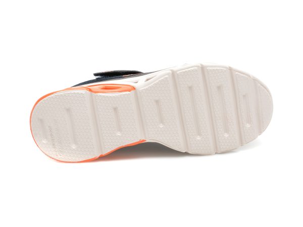 Pantofi sport SKECHERS bleumarin, GLIDE-STEP SPORT, din material textil si piele ecologica