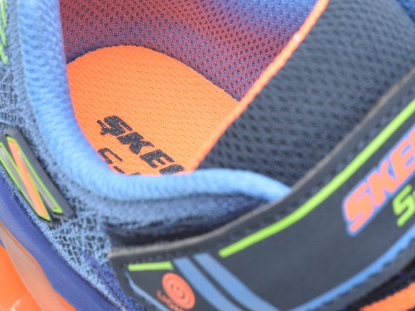 Pantofi sport SKECHERS bleumarin, MEGA-SURGE, din material textil si piele ecologica
