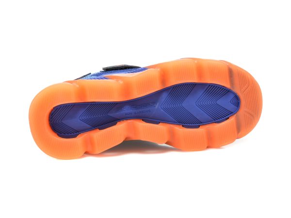 Pantofi sport SKECHERS bleumarin, MEGA-SURGE, din material textil si piele ecologica