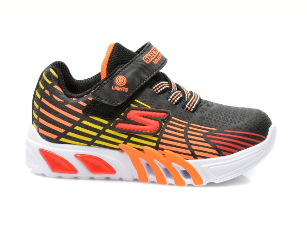Pantofi sport SKECHERS multicolor, FLEX-GLOW ELITE, din piele ecologica