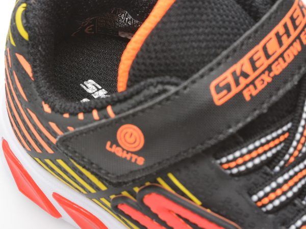 Pantofi sport SKECHERS multicolor, FLEX-GLOW ELITE, din piele ecologica