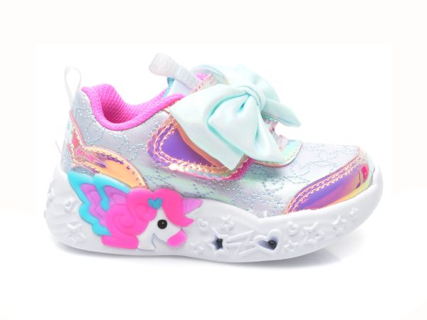 Pantofi sport SKECHERS multicolor, UNICORN CHARMER, din piele ecologica
