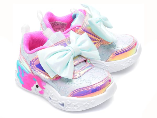 Pantofi sport SKECHERS multicolor, UNICORN CHARMER, din piele ecologica