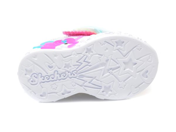 Pantofi sport SKECHERS multicolor, UNICORN CHARMER, din piele ecologica