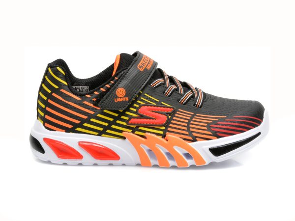 Pantofi sport SKECHERS multicolori, FLEX-GLOW ELITE, din piele ecologica