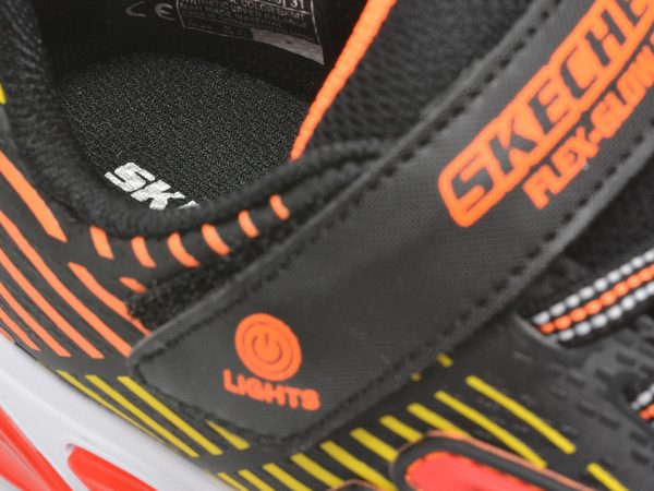 Pantofi sport SKECHERS multicolori, FLEX-GLOW ELITE, din piele ecologica