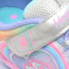 Pantofi sport SKECHERS multicolori, HEART LIGHTS, din material textil si piele ecologica