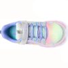 Pantofi sport SKECHERS multicolori, HEART LIGHTS, din material textil si piele ecologica