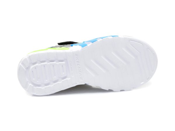 Pantofi sport SKECHERS negri, FLEX-GLOW ELITE, din piele ecologica