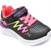 Pantofi sport SKECHERS negri, JUMPSTERS, din piele ecologica