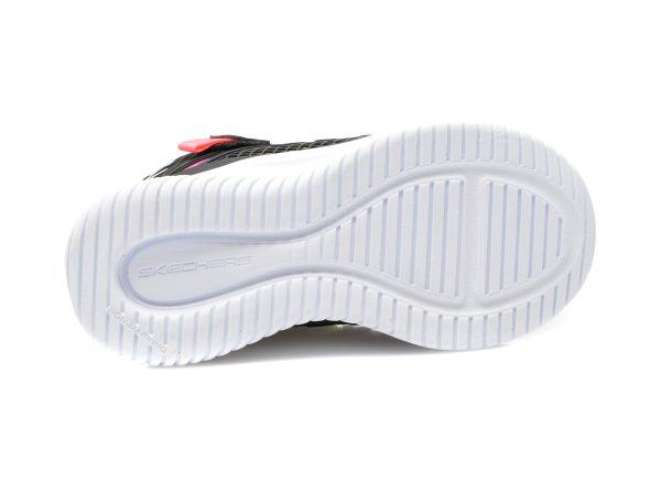 Pantofi sport SKECHERS negri, JUMPSTERS, din piele ecologica