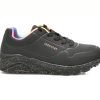 Pantofi sport SKECHERS negri, UNO LITE, din piele ecologica