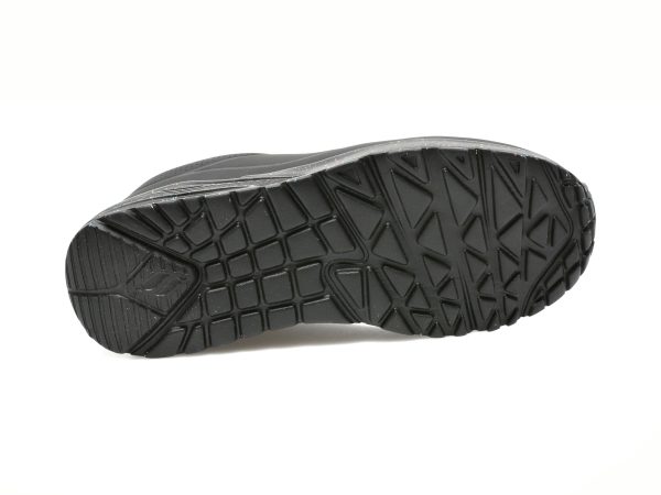 Pantofi sport SKECHERS negri, UNO LITE, din piele ecologica