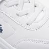 Pantofi sport US POLO ASSN albi, BERKELEY JR, din piele ecologica