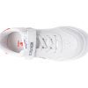 Pantofi sport US POLO ASSN albi, BERKELEY JR, din piele ecologica
