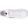 Pantofi sport US POLO ASSN albi, CAMEL WMN, din piele ecologica