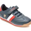 Pantofi sport US POLO ASSN bleumarin, BONI WT, din piele ecologica