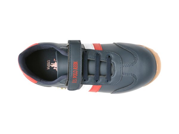 Pantofi sport US POLO ASSN bleumarin, BONI WT, din piele ecologica