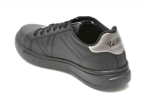 Pantofi sport US POLO ASSN negri, EXTRA, din piele ecologica