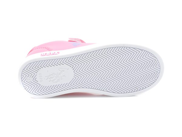 Pantofi sport US POLO ASSN roz, CAMERON WT, din piele ecologica