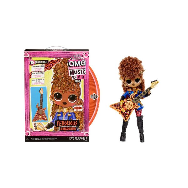 papusa_lol_surprise_omg_remix_rock_ferocious_cu_15_de_surprize_577591euc.jpg Papusa LOL Surprise OMG Remix Rock, Ferocious cu chitara si 15 surprize, 577591EUC