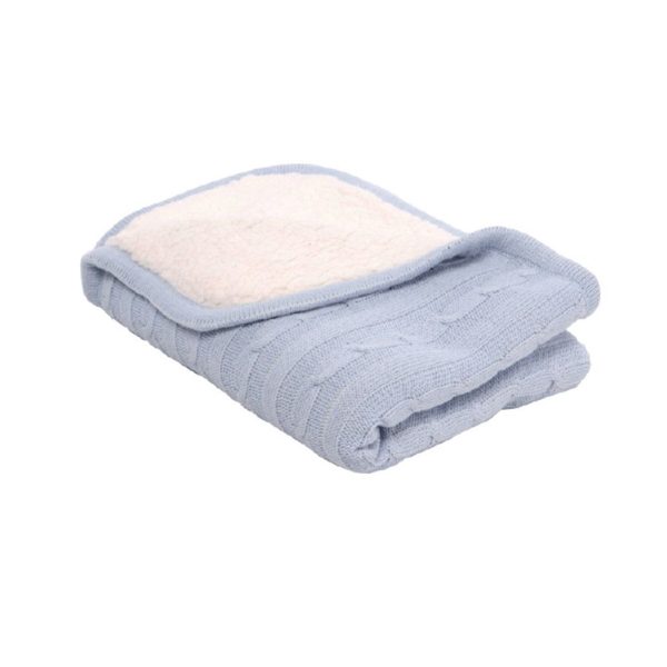 Patura pentru bebelusi Kikka 75 x 100 blue