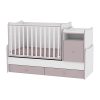 Patut transformabil Lorelli Trend Plus, white/capuch, 70 x 160 cm