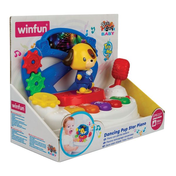 Pian cu catelus dansator Winfun Pup Star