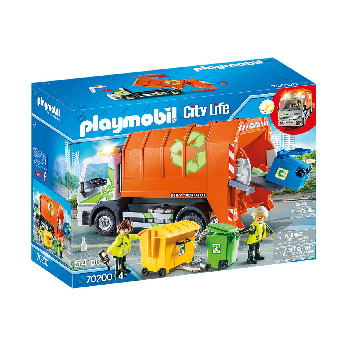 Gentleman friendly Abuse Claim Set Playmobil City Life - Camion de reciclat - Maaco