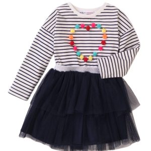 Rochie cu maneca lunga Minoti, Pom, Pom Poms