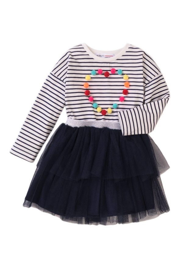 Rochie cu maneca lunga Minoti, Pom, Pom Poms