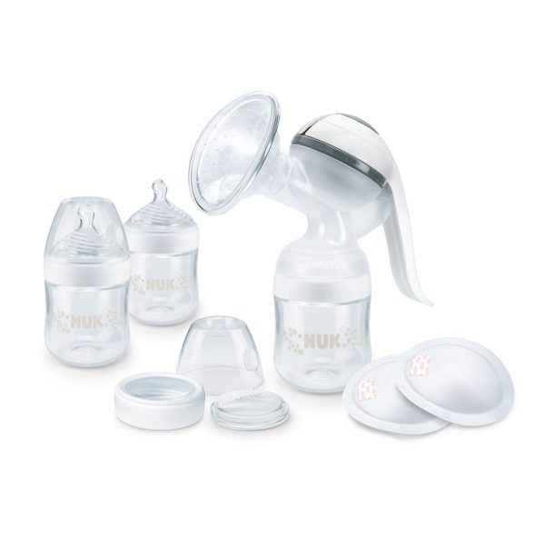Pompa pentru san manuala cu accesorii Nuk Nature Sense Jolie