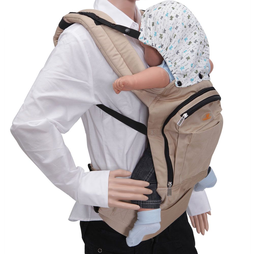 Port-bebe Cangaroo Babypack kaki/blue