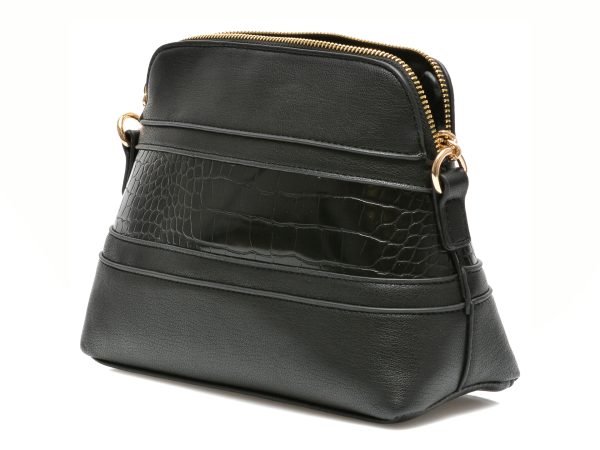 Poseta MARINA GALANTI neagra, 1CY1, din piele ecologica