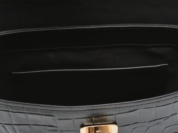 poseta_metter_neagra_arina_din_piele_croco_etdo01219dkarina9999_5.jpg Poseta METTER neagra, ARINA, din piele croco