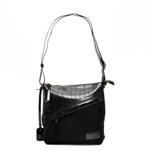 Poseta REMONTE neagra, Q0702, din piele ecologica