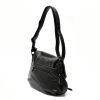 Poseta RIEKER neagra, H1117, din piele ecologica