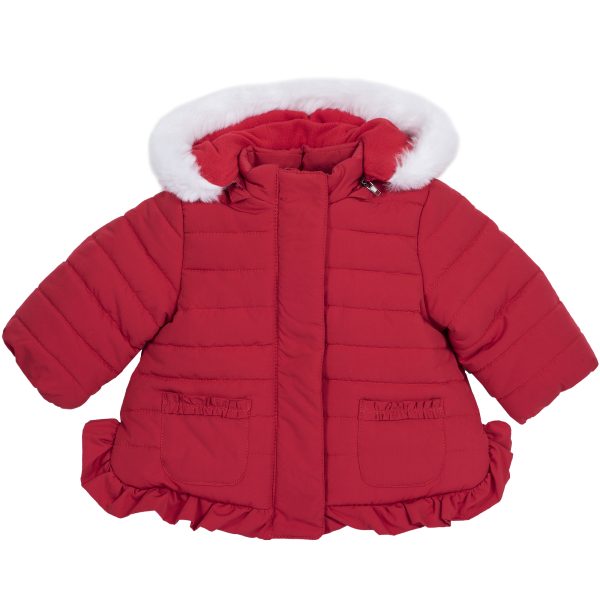 Jacheta copii Chicco THERMOSOFT, gluga detasabile, rosu, 87429