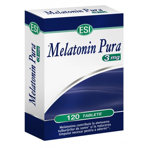 res_ffa950949da0d3c74e0beed74cedad35_full_55.jpg Melatonina Pura, 3 mg, 120 comprimate, Esi Spa