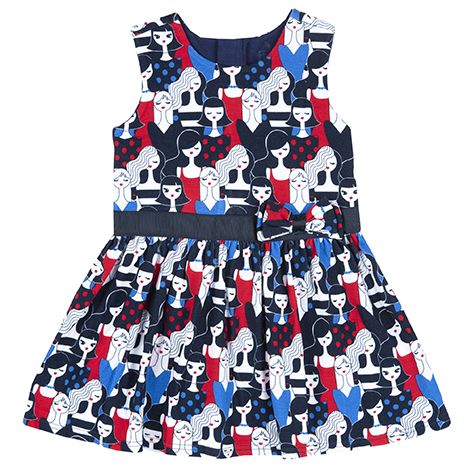 rochie-copii-chicco-albastru-116_37915_1_1630934192.jpg Rochie copii Chicco, 03965-61MC, bleumarin cu model