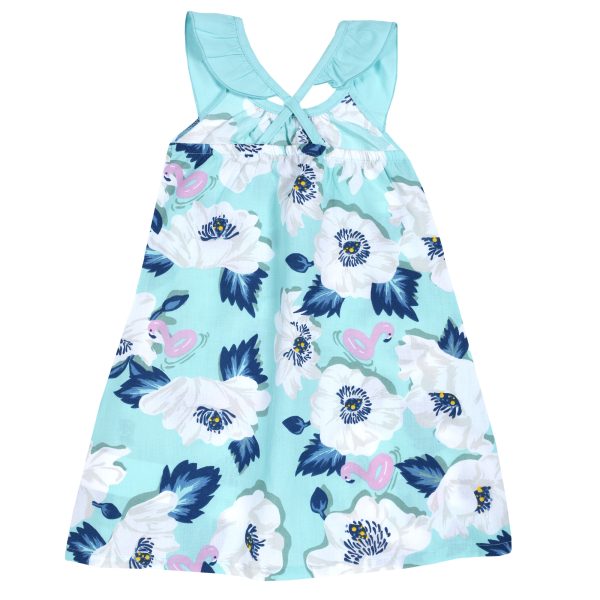 rochie-fm-92_24487_1_1554371189.jpg Rochita fete fara maneci, Chicco, turcoaz cu alb, 03468