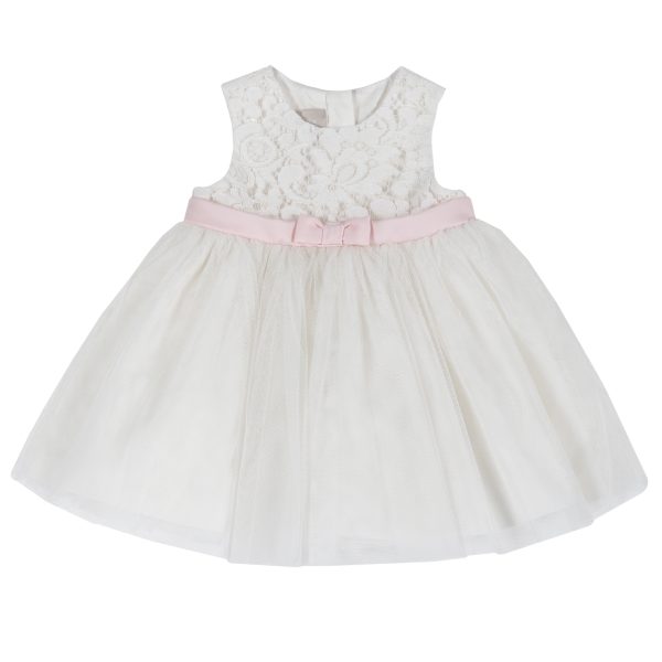 Rochie copii Chicco, dantela si fundita,