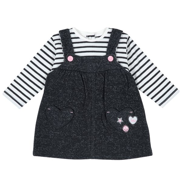 rochie-ml-68_28218_1_1566469297.jpg Rochie copii Chicco, maneci lungi si bretelute, inimioare aplicate, 03501